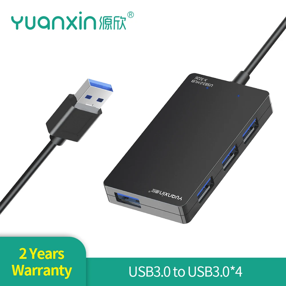 

USB-концентратор Yuanxin, 3,0 дюйма, 4 порта
