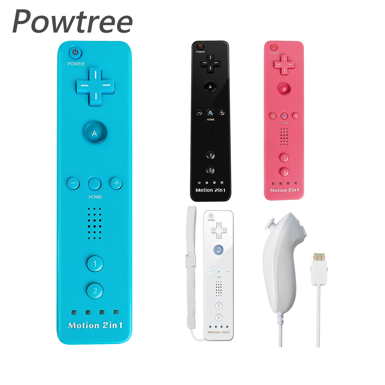 

Built-in Motion Plus Remote For Nintendo Wii Controller Wii Remote Nunchuck Wii Motion Plus Controller Wireless Gamepad Controle