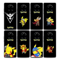 cartoon pikachu in drag phone case for huawei y9 2019 y6 y7 y6p y8s y9a y7a mate 40 20 10 pro lite rs soft silicone case