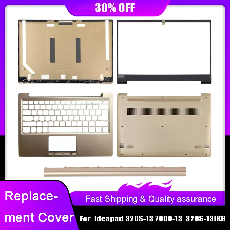 

NEW Laptop LCD Back Cover For Lenovo Ideapad 320S-13 7000-13 320S-13IKB Front bezel Palmrest Upper Bottom Case Hinge Cover Gold