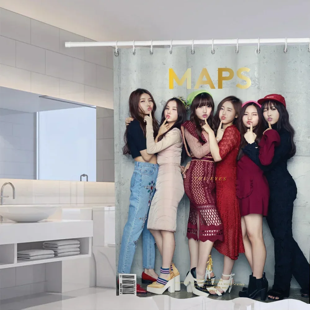 GFriend Водонепроницаемая Занавеска Для Душа Экологичная Полиэстеровая Прочная