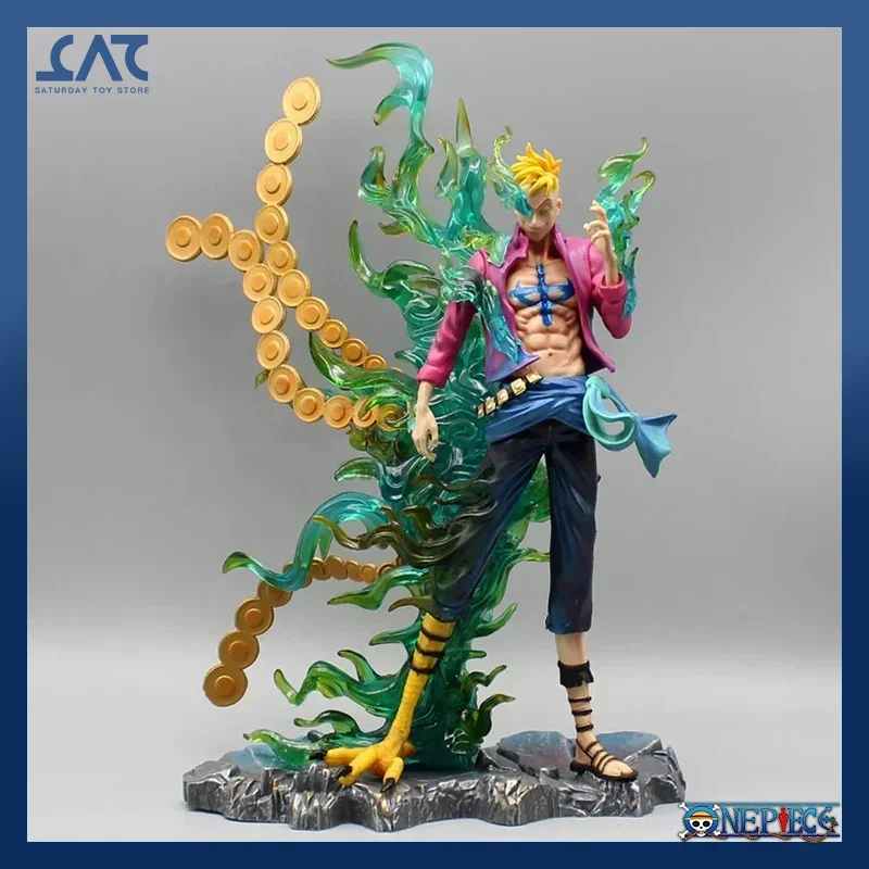 

33cm One Piece Figures Marco Anime Figure Gk Iu Immortal Birds Figurine Model Pvc Statue Doll Collection Room Decorat Toys Gift