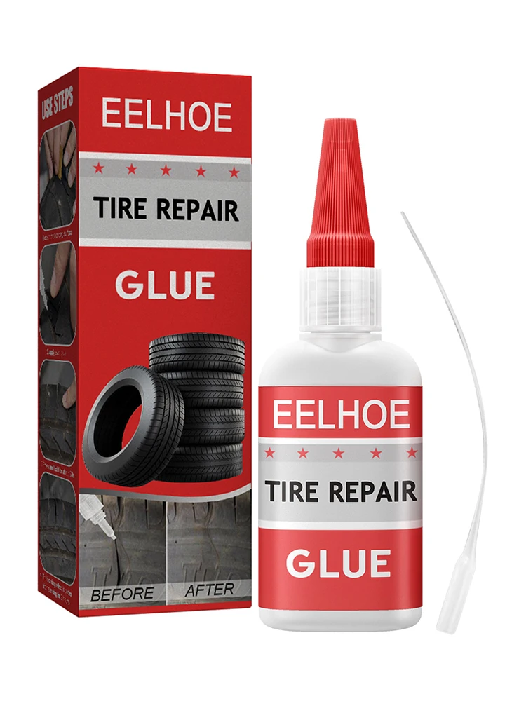 

Car Tire Repair Glue Adhesive Repair Tire Glue Universal Liquid Sealant Sealer Cement Seal Kit For Repairing Bike Bicycle Rubber