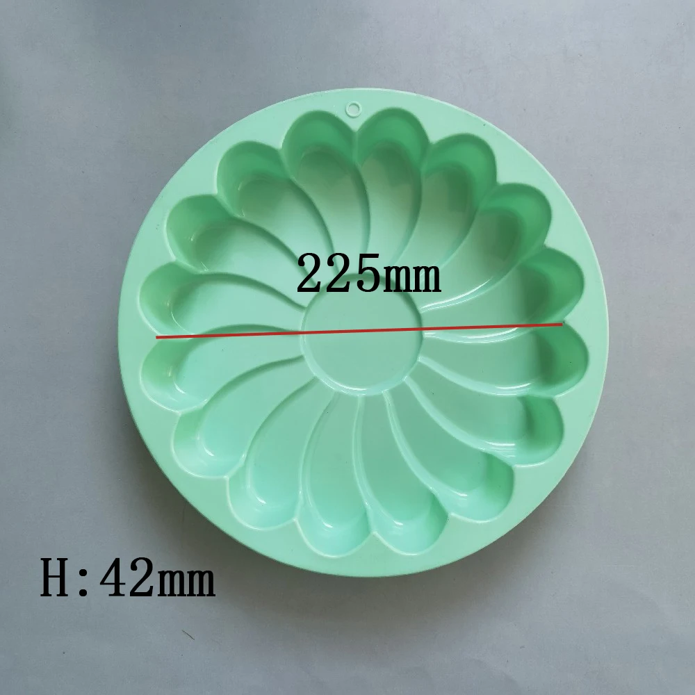 2022 New Flower Shaped Silicone Mold Sunflower Flower Form Fondant Molds Handmade Soap Baking Crafts Cake Mould Decoration Tools images - 6