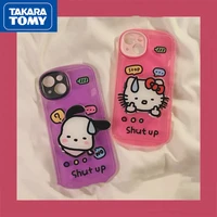takara tomy hello kitty for iphone 13 13 pro 13 pro soft case case for iphone 12 12 pro 12 pro max 11 pro max cartoon cover