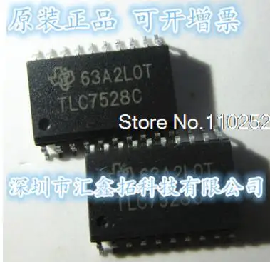 

10 шт./партия, TLC7528, TLC7528C, TLC7528CDWR, TLC7528IDWR, TLC7528CDW