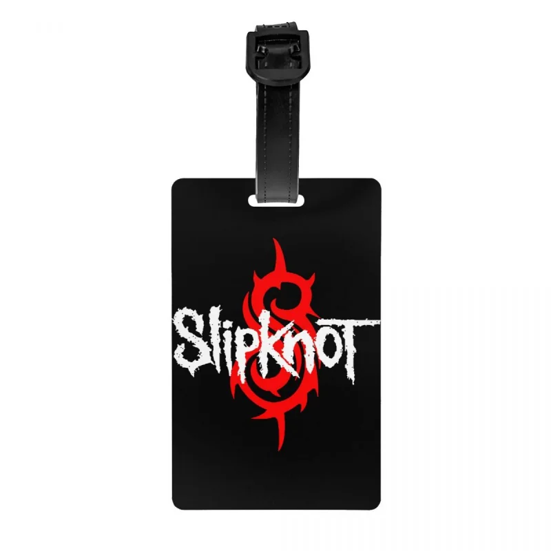 

Жетоны для багажа Slipknot для чемоданов, забавные Жетоны для багажа из тяжелого металла в стиле рок, музыкальные подарочные Жетоны для багажа, чехол для личной безопасности, идентификационная этикетка