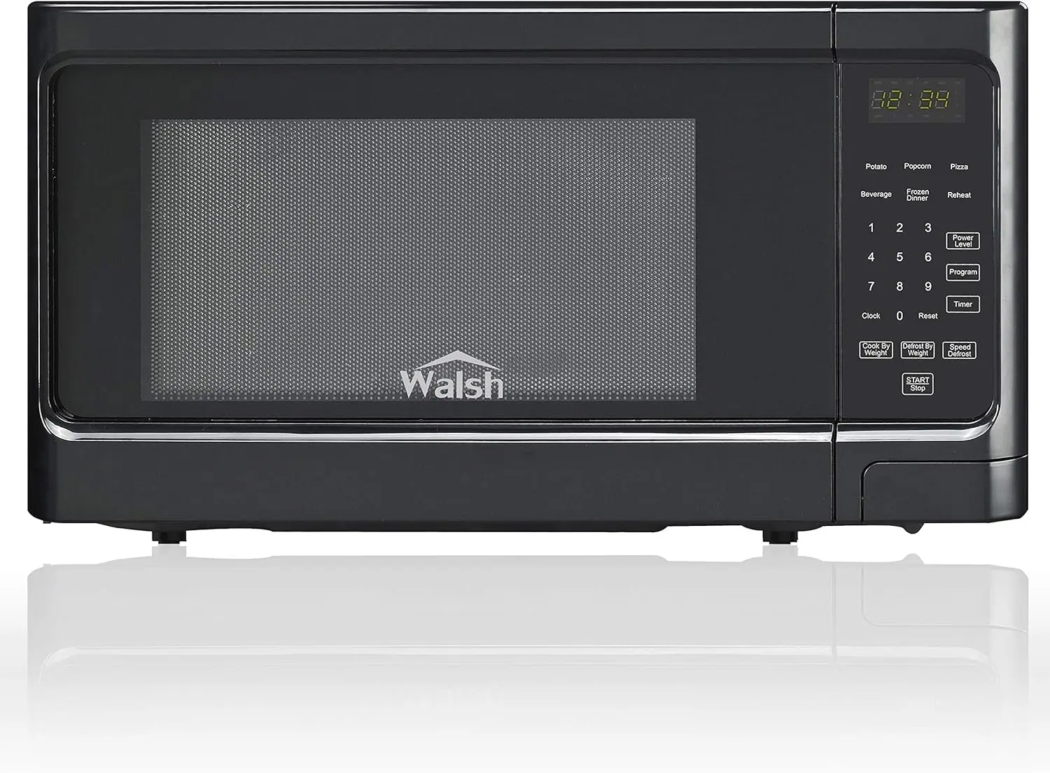 

WSCMS311BK-10 Countertop Microwave Oven, 6 Cooking Programs LED Push Button, 1.1 Cu.Ft/1000W, Black