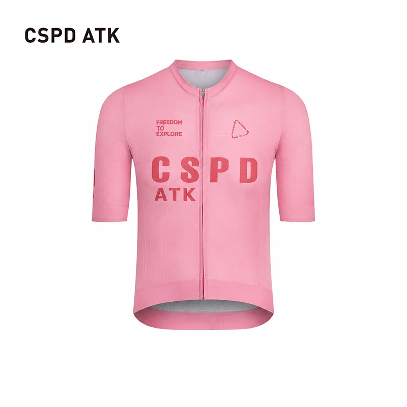 Фото Мужская аэродинамическая велосипедная одежда CSPD ATK, летняя ультратонкая велосипедная рубашка с защитой от солнца, профессиональная версия, велосипедный топ №4