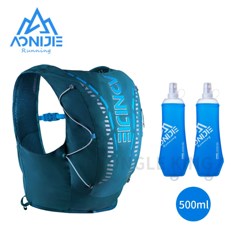 AONIJIE C962S 500ML Bule Water Bottle 12L Hydrationg Backpack Running Vest Portable Trail Pack Bags for Outdoor Hiking Marathon