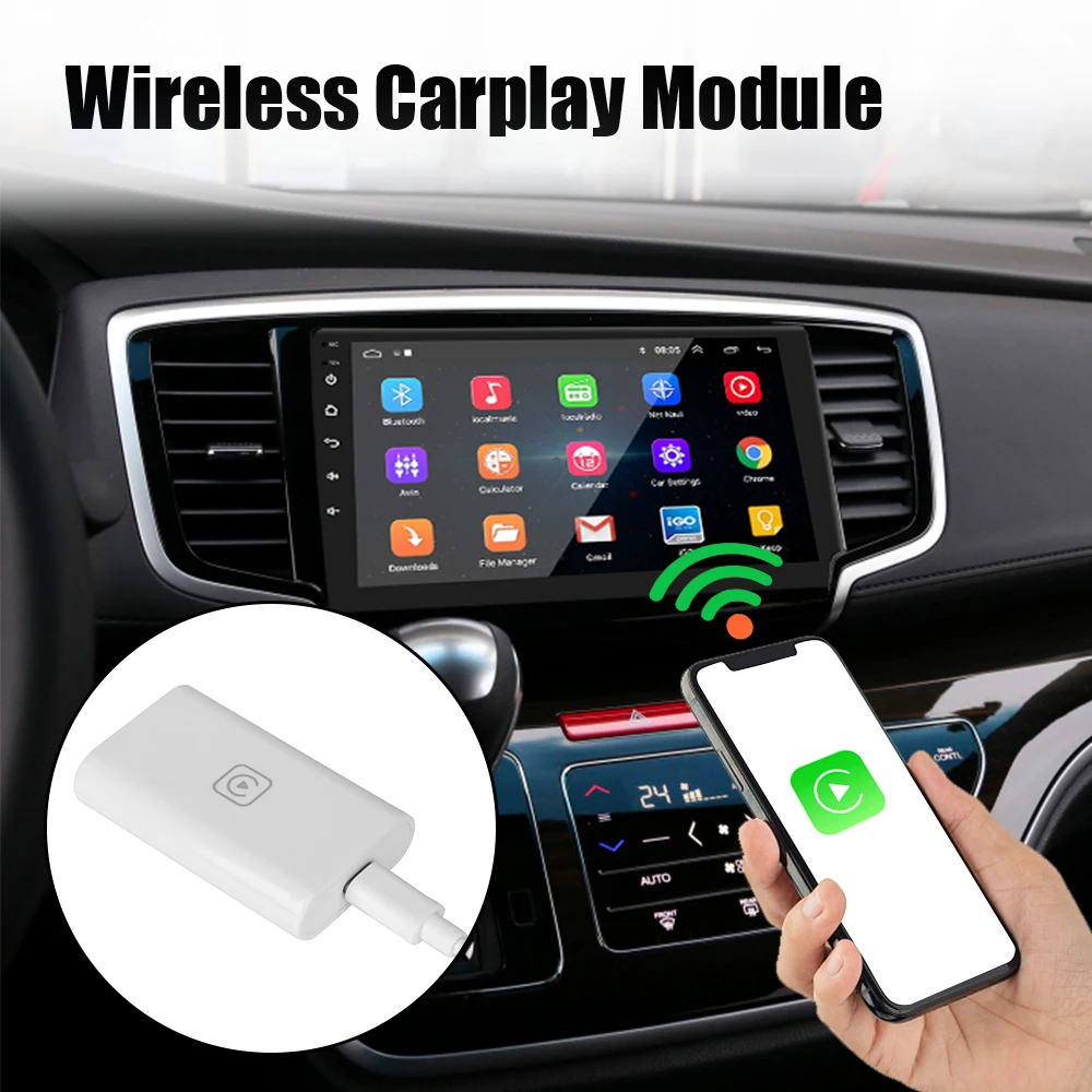 

Беспроводной адаптер Carplay, USB, подключи и работай, беспроводной адаптер Carplay, наборы мини-адаптеров для Audi, Volvo, Honda, Toyota, Jeep, Benz