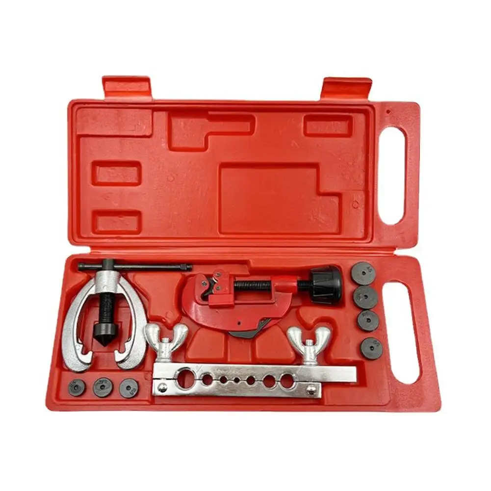 Car Double Flaring Dies Tool Set Copper Pipe Expander Air-conditioning Refrigerator Refrigeration Maintenance Tools