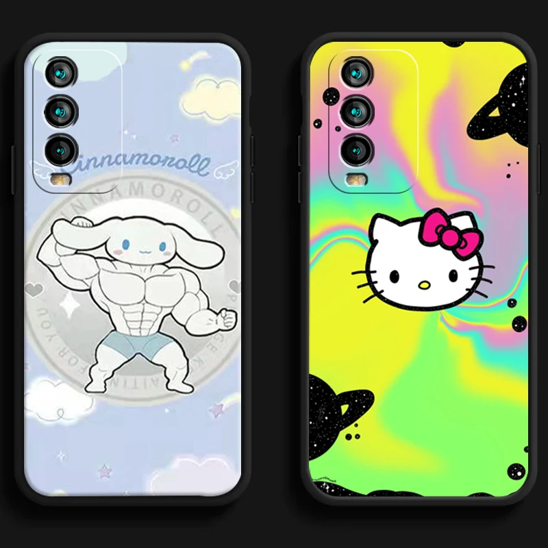 

TAKARA TOMY Hello Kitty Phone Cases For Xiaomi Redmi Note 10 10S 10 Pro POCO F3 GT X3 GT M3 Pro X3 NFC Coque Funda Soft TPU