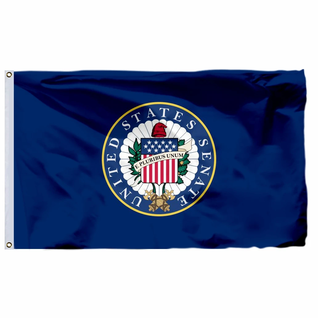 

US United States Senate Flag 3ft X 5ft Polyester NGA Banner Flying 90x150cm Custom Flag Outdoor