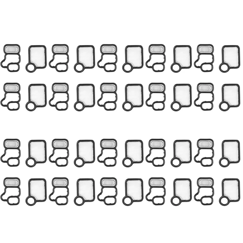 

40X Solenoid Gasket Spool Valve Filter For Honda Accord RDX CR-V Elements For Acura 15815-RAA-A01 15815-RAA-A02