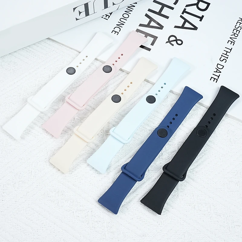 Фото Ремешок для Honor Band 9, умные часы, спортивный ремешок, сменный браслет для Honor Band 10, силиконовый ремешок, аксессуары для браслета №2
