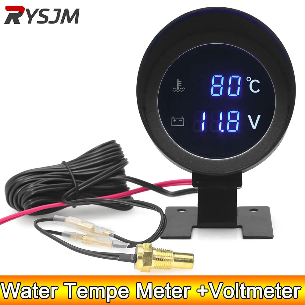

Цифровой Измеритель Температуры Воды В Автомобиле AD 12В/24В С Датчиком Для Двигателей Автомобилей