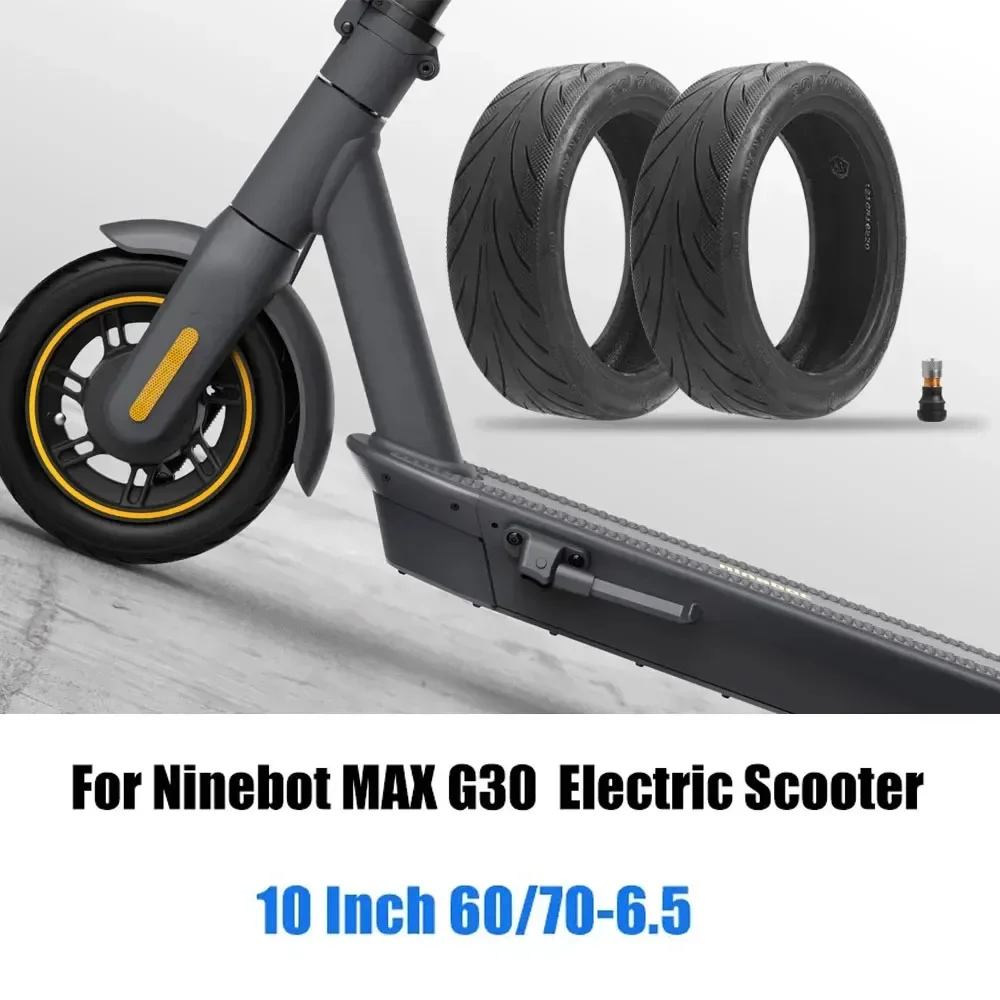 10-дюймовая резиновая шина 60/70-6 5 бескамерная для Ninebot MAX G30 KickScooter переднее/заднее