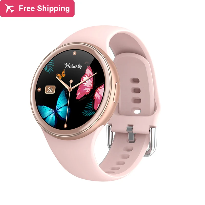 

Elegant Smart Watch For Women Heart Rate Monitor Breath Training Remote Music Weather Waterproof IP68 Female Health Smartwatch