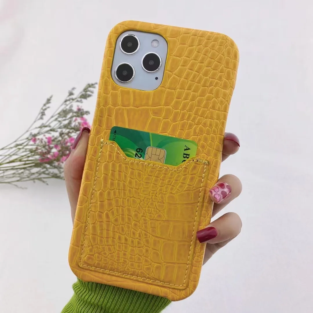 

Suitable for iphone14promax Mobile Phone Case Crocodile Pattern XS/XSMAX XR Mini I7 13 12pro Card 8plus 11 Protection Cover