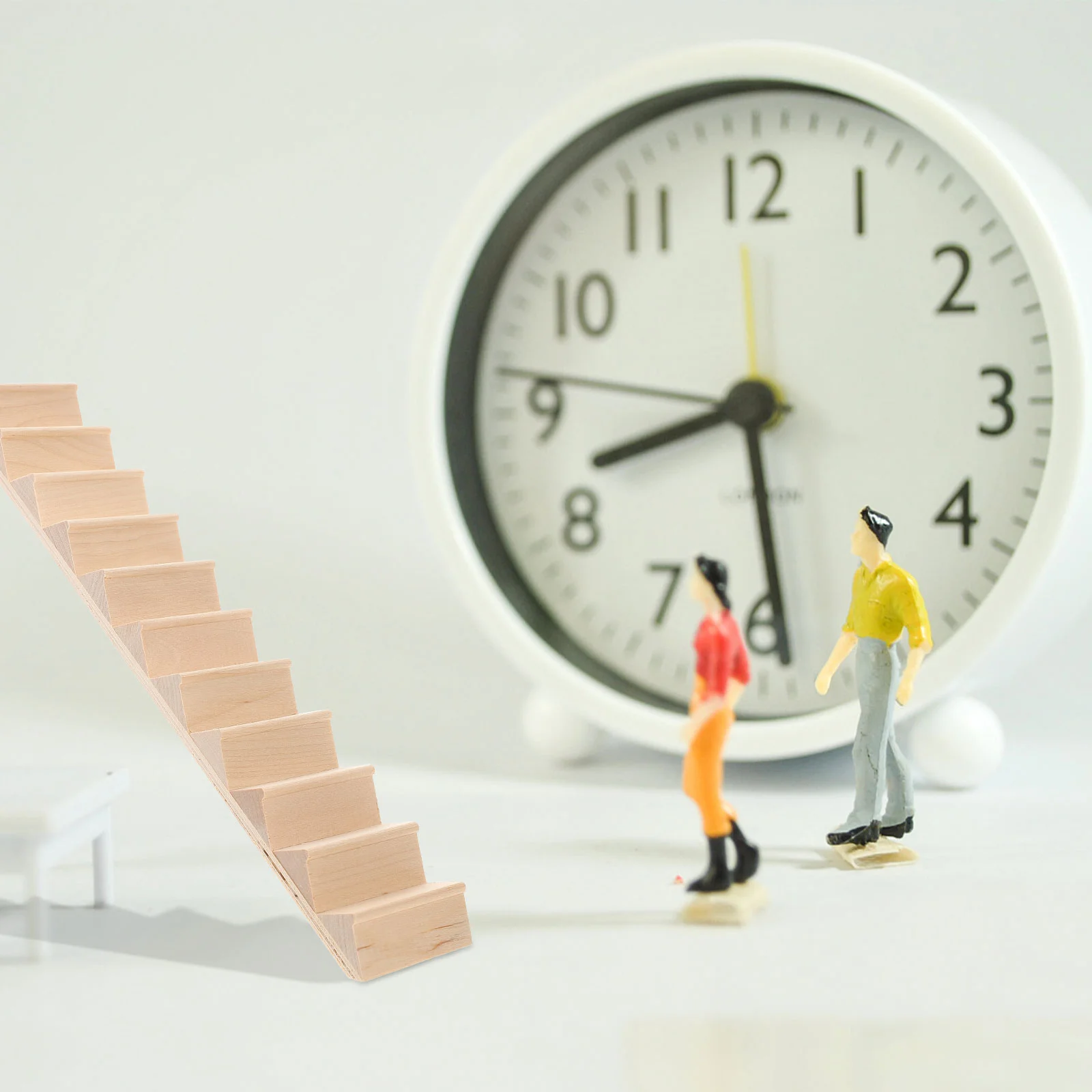 1 шт. 1/12 мини-купе лестница миниатюрная деревянная без поручней DIY аксессуар