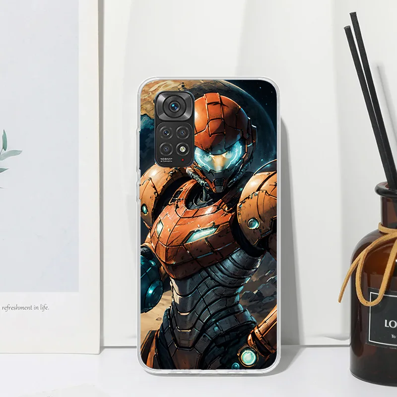 Чехол для телефона Game M-Metroids для Xiaomi Redmi Note 15 13 14S 14 Pro Plus 12S 11S 10S 12 11E 10 11T, художественный дизайн, задняя крышка Redmi (art.: 3920d96f45fa2) - 3920d96f45fa2