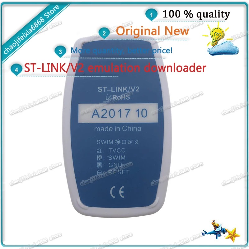 1 шт./лот! T-LINK/V2 ST-LINK V2(CN) ST LINK STLINK эмулятор загрузки Manager STM8 STM32 искусственное