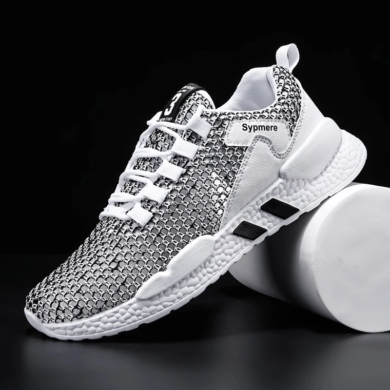 

Fashion Casual Men Shoes Summer Hollow Sports Sneakers Ultra-Light Men Outdoor Mesh Breathable Jogging Sneakers Large Size#45
