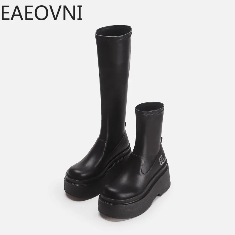 

Punk Boots Women High Heels Fashion High Platform Gothic Booties Designer Girl's Winter Shoes