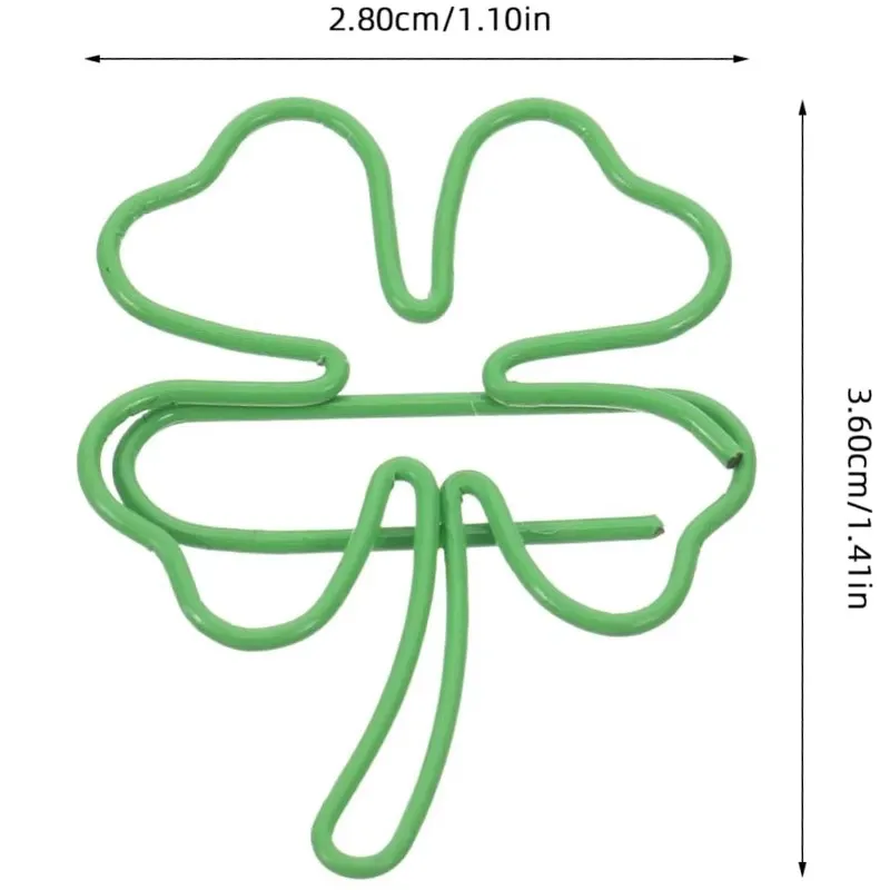 

Зеленые металлические скрепки 50 шт.