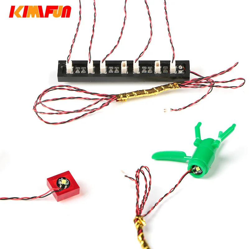 12 шт. 1x1 точечный водяной светильник совместимый с конструкторами украшение для