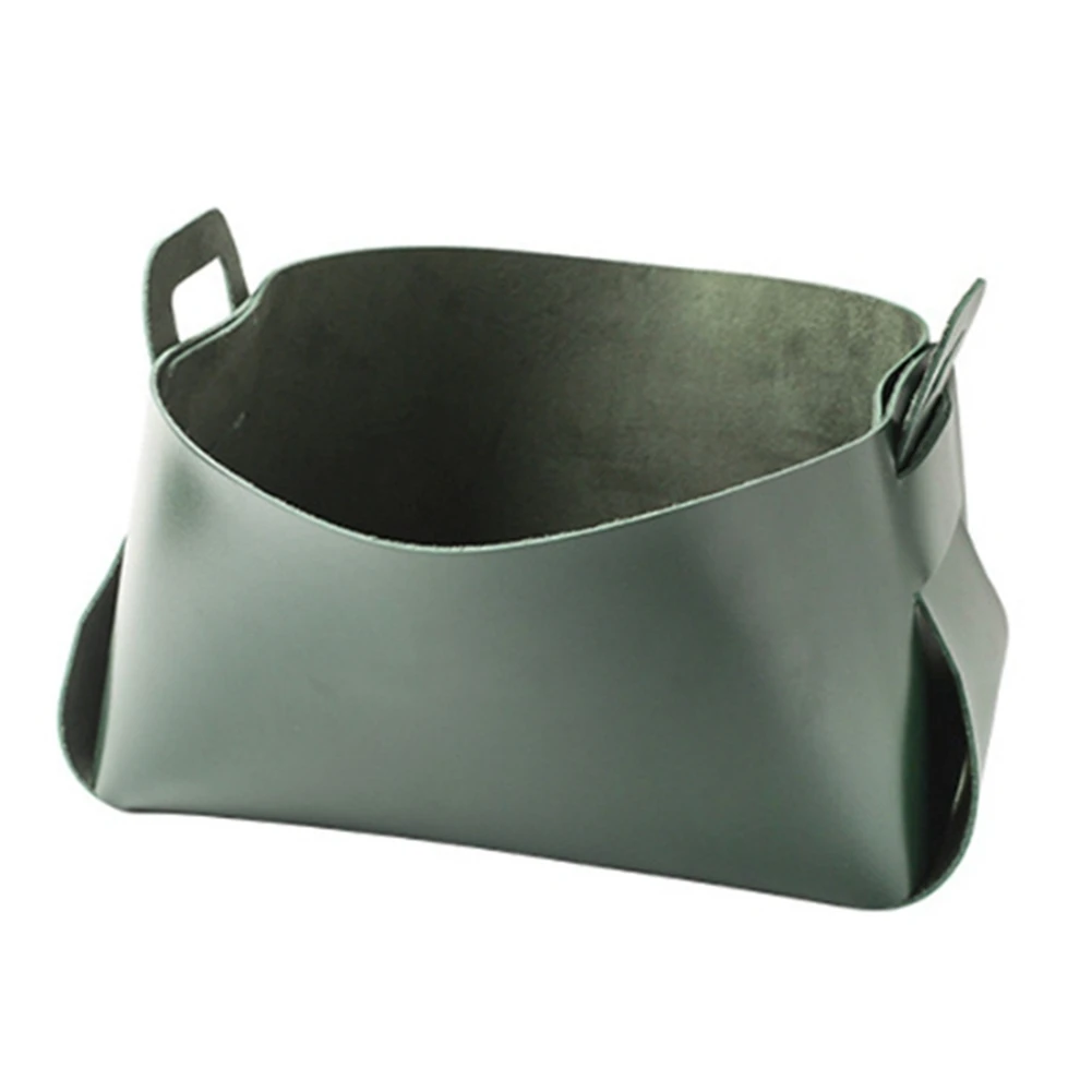 

Кожаный ящик для хранения, Настольный ящик для хранения, поднос для ювелирных изделий, ключей, мелочей, макияжа, помады, портативное устройс...