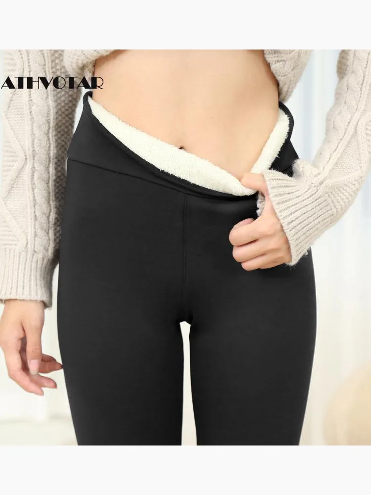 Женские бархатные леггинсы с высокой талией однотонные | Женская одежда