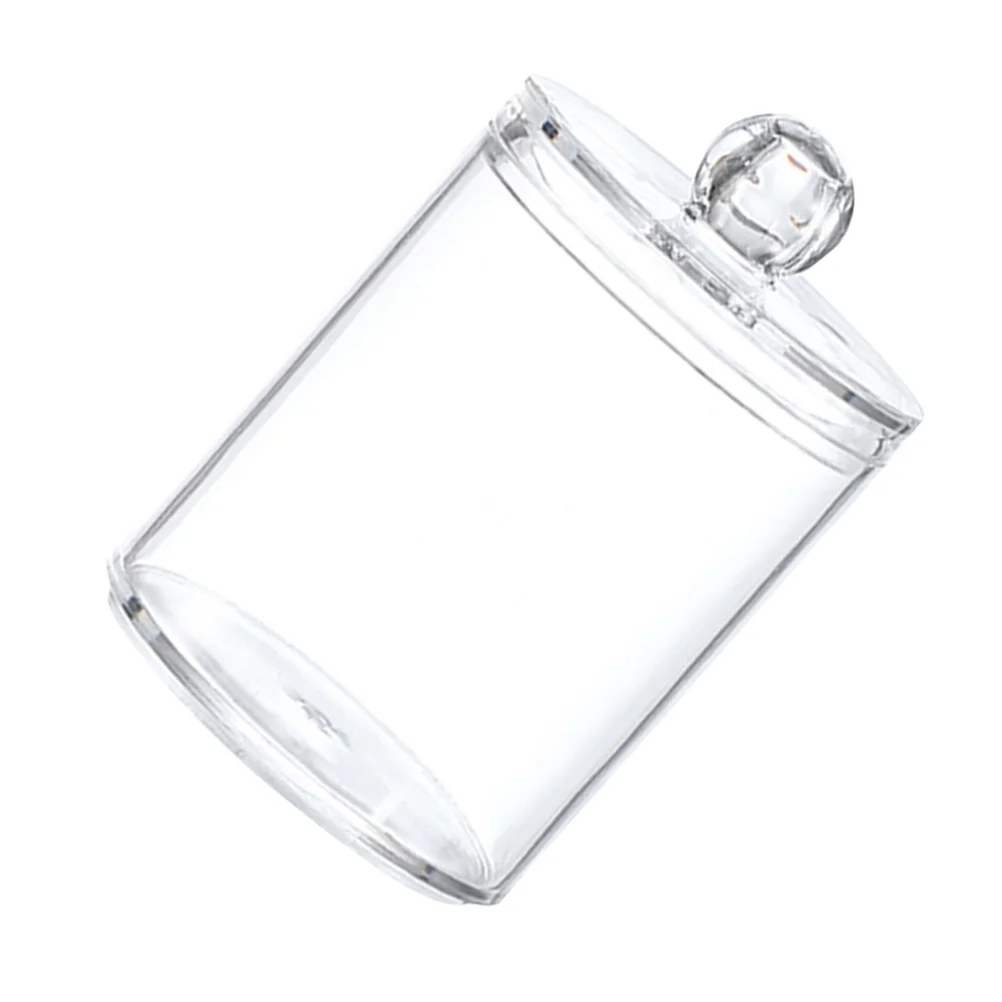 

Cotton Desk Dispenser Ball Jars Holder Make Food Storage Ps Round Pads Makeup Organizer Bathroom Accessories With Lids