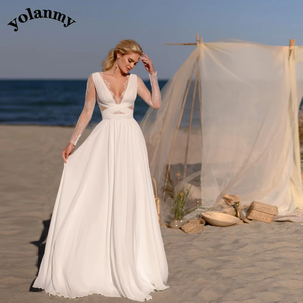 

YOLANMY 1 Fairytale Aline Wedding Dresses For Mariages Made To Order Vestidos De Novia Brautmode