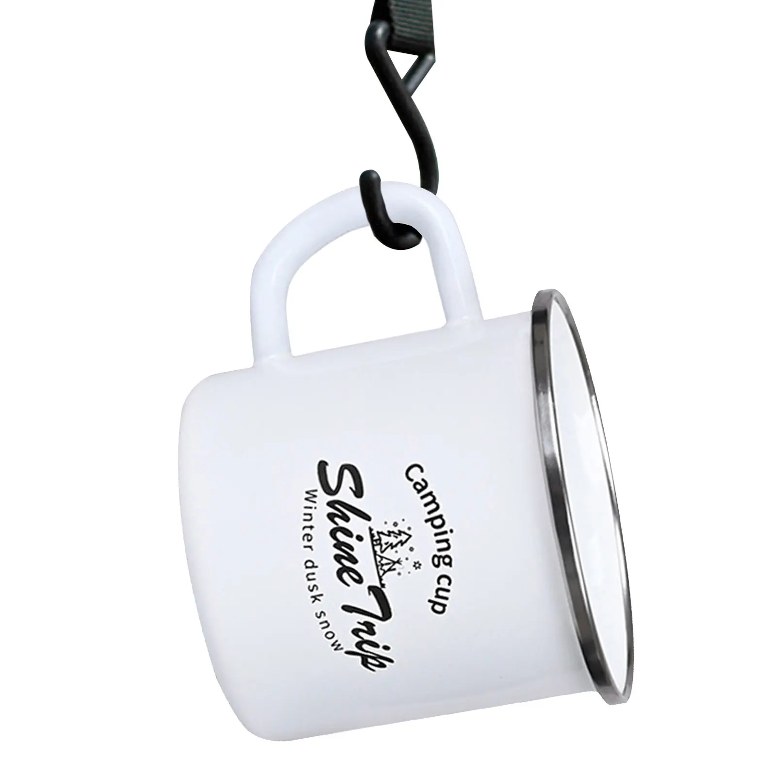 

Portable Camping Mug Campfire Coffee Tea Cups Coffee Camp Enamel Tea Cups Gift For Indoor And Outdoor Activities