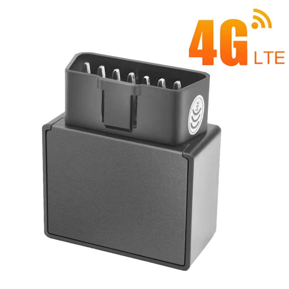 OBDII 4G GPS трекер Автомобильный 16-контактный OBD Мини GSM OBD2 отслеживающее устройство