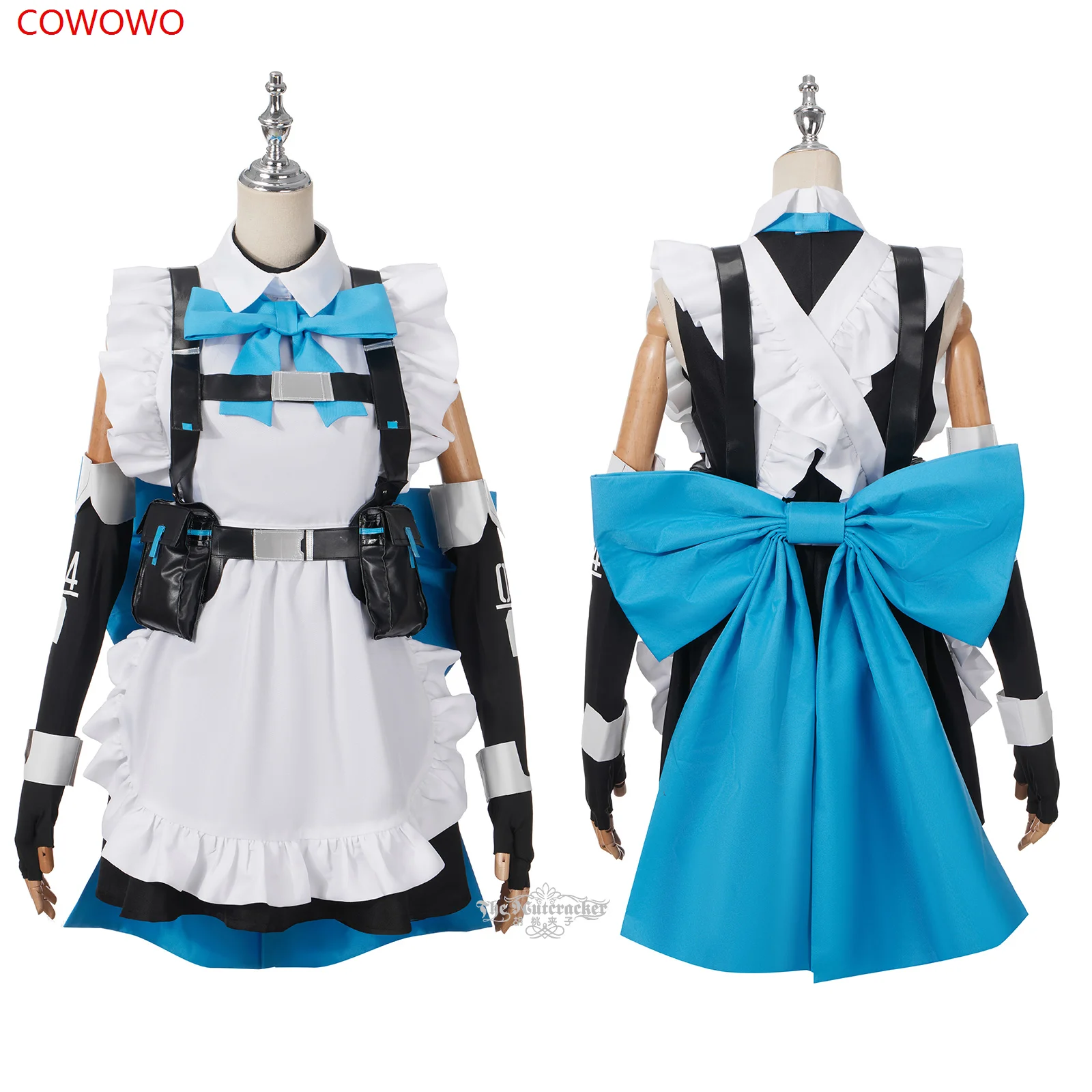 Фото COWOWO Blue Archive Asuma Toki Maid Outfit Косплей Костюм Cos Game Аниме Вечеринка Униформа Хэллоуин Играть Ролевая Одежда Одежда №4