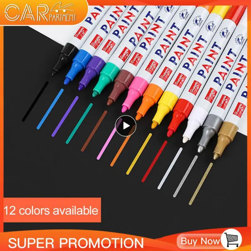 

1~10PCS Paint Marker Permanent Paint Marker Pen Waterproof Diy Art Marker Pen Car Accessories Multicolor