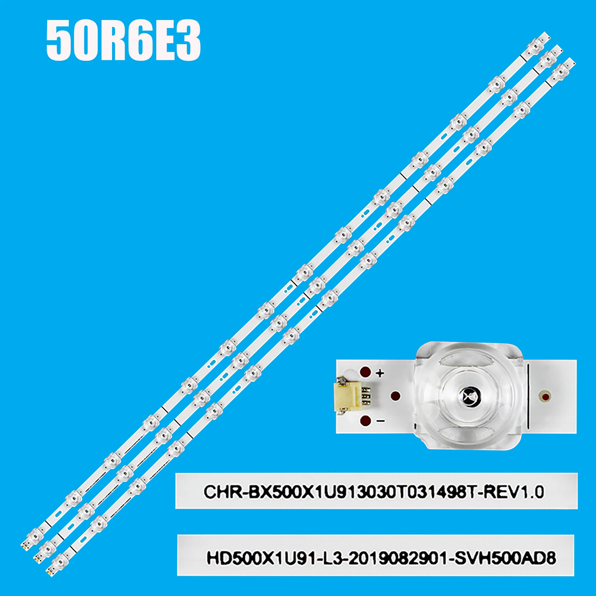 

Светодиод для 50R6080G 50A7100F 50R6090G 50R6E3 50H78G 50R6090G5 CV500U2-T01 CRH-BX500X1U913030T031498T-REV1.0 HD500X1U91-L3 SVH500AD8
