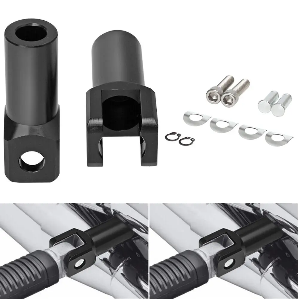 

Motorcycle Rear Passenger Foot Peg Supports Mounts Clevis For Harley Softail Fatboy Heritage FXST 2000-2006 2005 2004 2003 2002