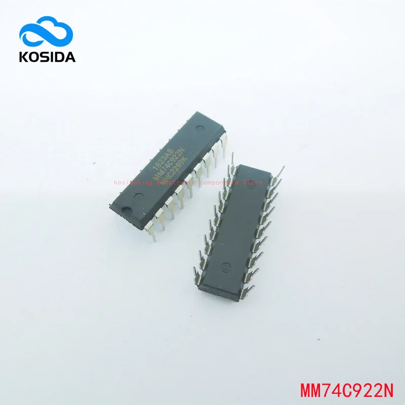 10PCS MM74C922N MM74C922 74C922N 74C922 DIP-18 Multiplexer chip Logic IC New and original |