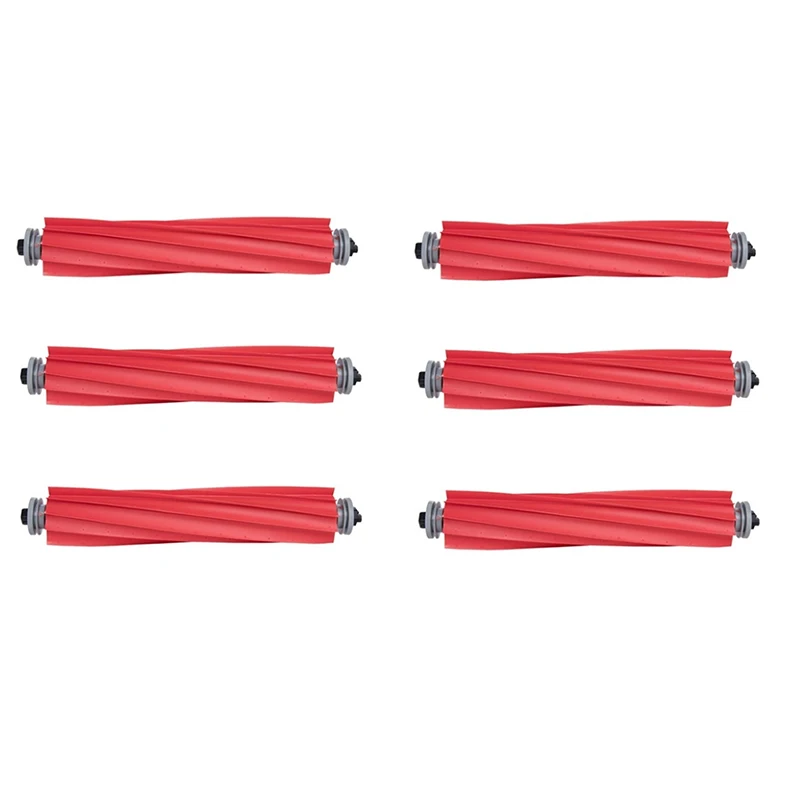 

6Pcs for Roborock Rubber Main Brush of S7 Robotic Vacuum Cleaner Accessories Replacement Parts Robot Vacuum Cleaner