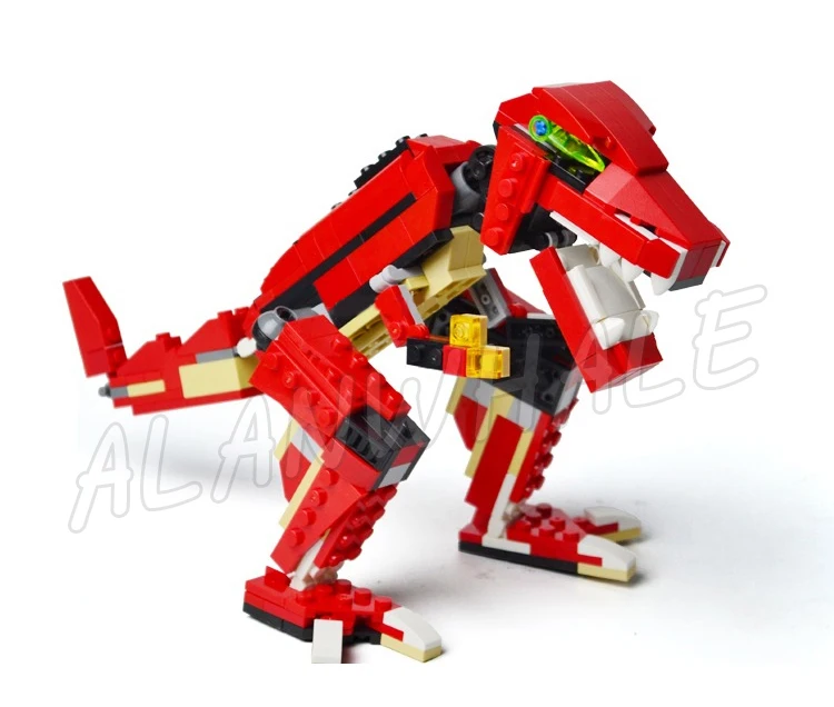 374 шт. Creator 3in1 Roaring Power красный спортивный автомобиль двухпропеллер гидросамолет