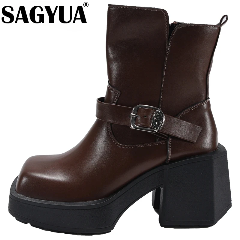 Ботильоны на платформе женские плюшевые зимние туфли Челси дизайнерские высоком