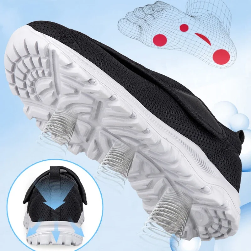 XIHAHA очень широкая мужская и женская обувь для диабетиков регулируемая