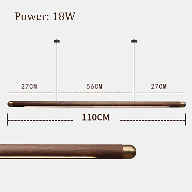 

Подвесные светильники ZYZAO из черного ореха