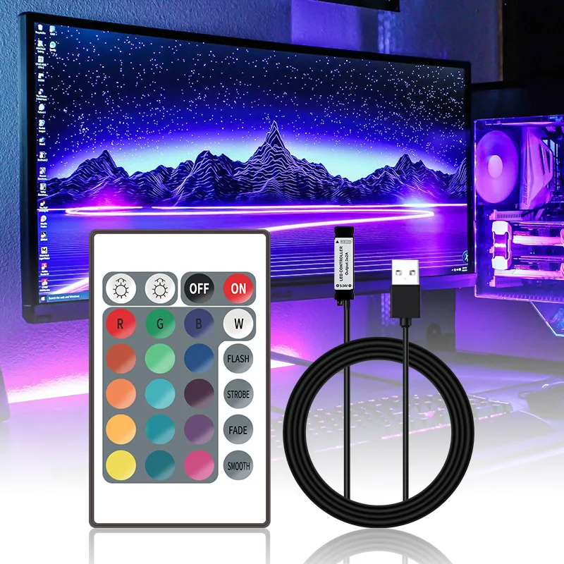 Светодиодный RGB-регулятор на 24 кнопки 5 в постоянного тока |