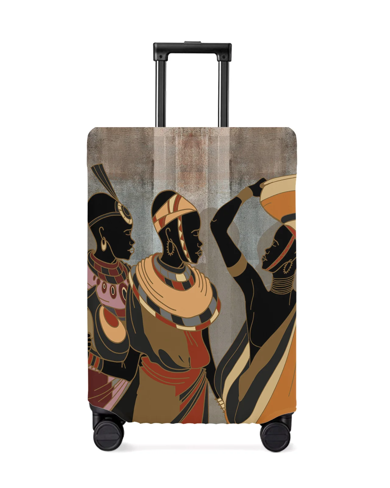 

Ethnic Style African Women Black Women Travel Luggage Cover Elastic Baggage Cover Suitcase Case Dust Cover Travel Accessories