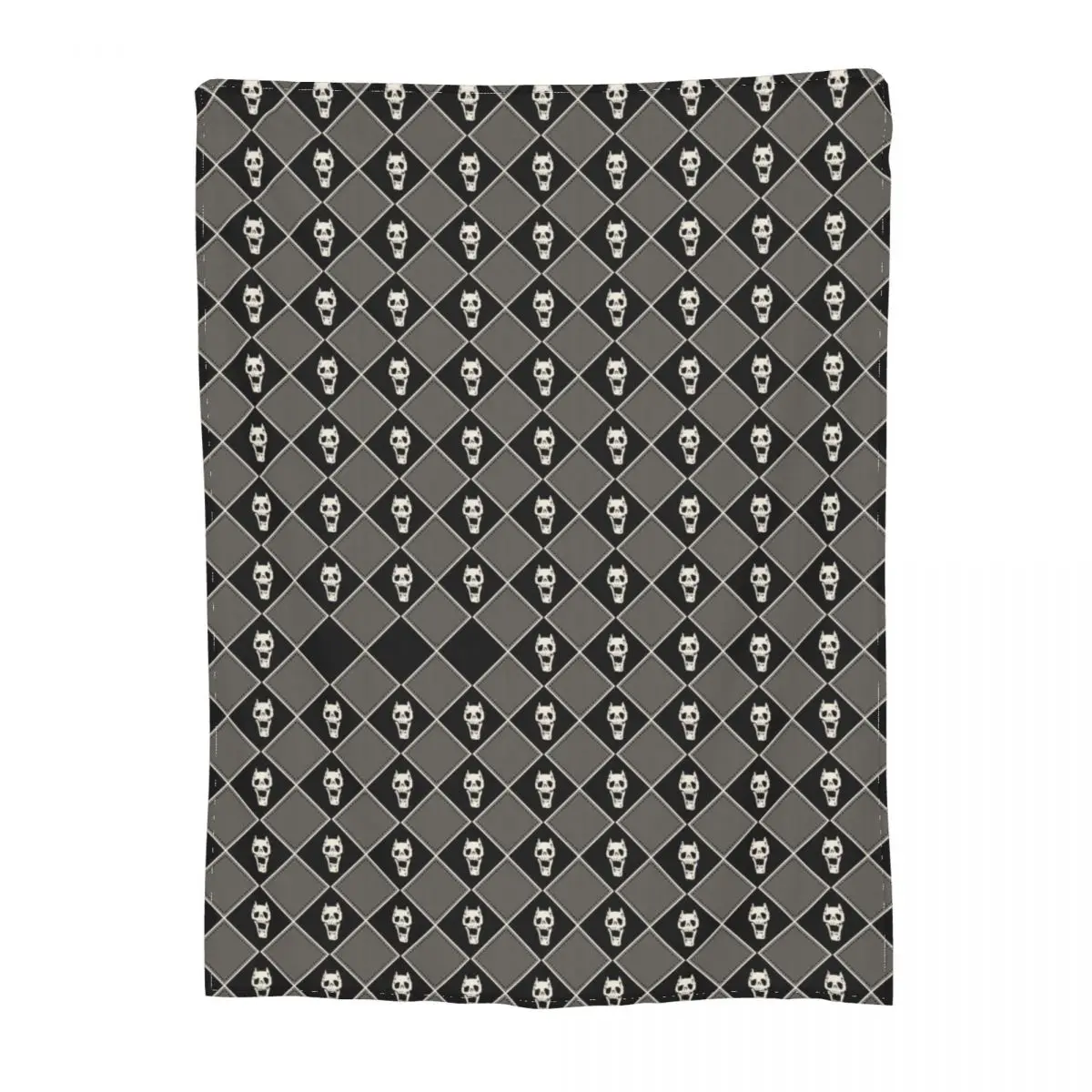 

Kira Yoshikage Skull Blanket Jojos Bizzare Adventures Killer Queen Soft Cheap Bedspread Big Fleece Chair Blanket